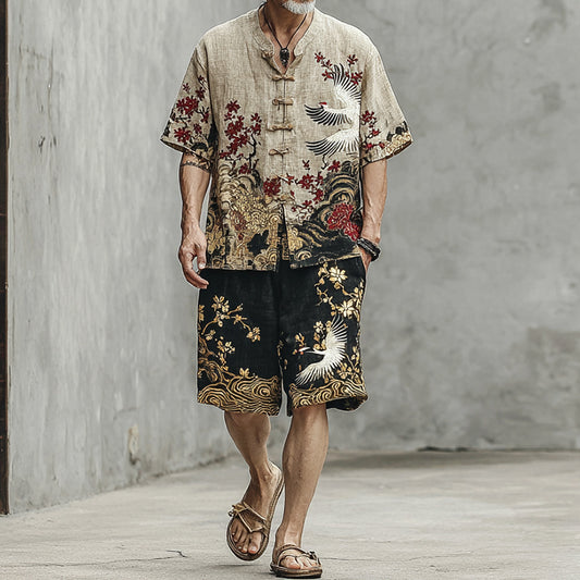 Japanese Art Gradient Design Two-piece Set