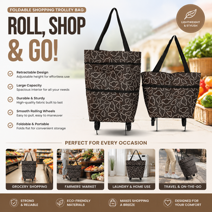 🔥Foldable 2-in-1 Shopping Bag