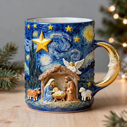 Starry Night Mug — Hold Van Gogh’s Masterpiece in Your Hands