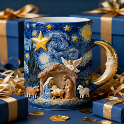 Starry Night Mug — Hold Van Gogh’s Masterpiece in Your Hands
