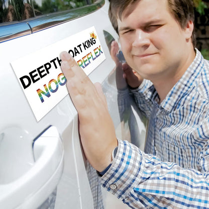 10 Pcs Funny LGBT Magnetic Bumper Stickers
