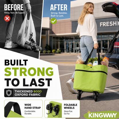🔥Foldable 2-in-1 Shopping Bag