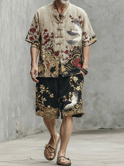 Japanese Art Gradient Design Two-piece Set