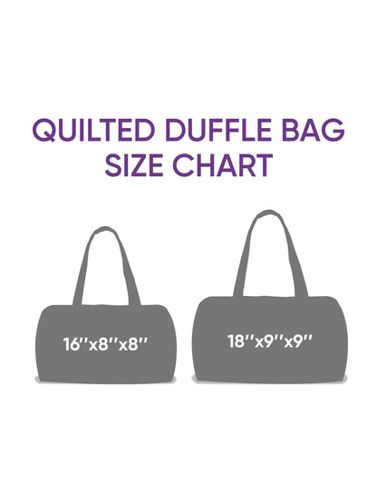 Hippie Van Quilted Duffle Bag