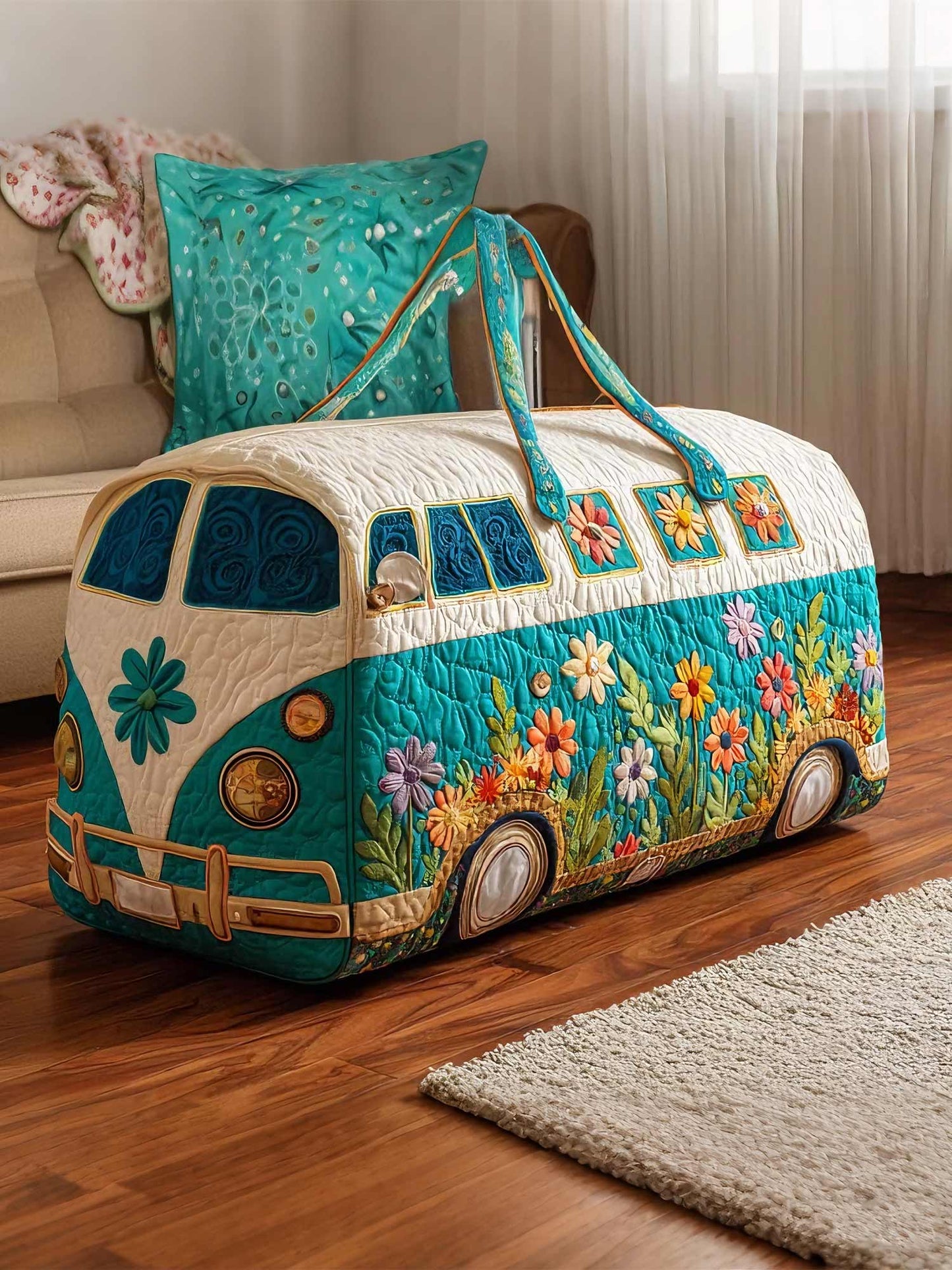 Bloom Van Quilted Duffle Bag