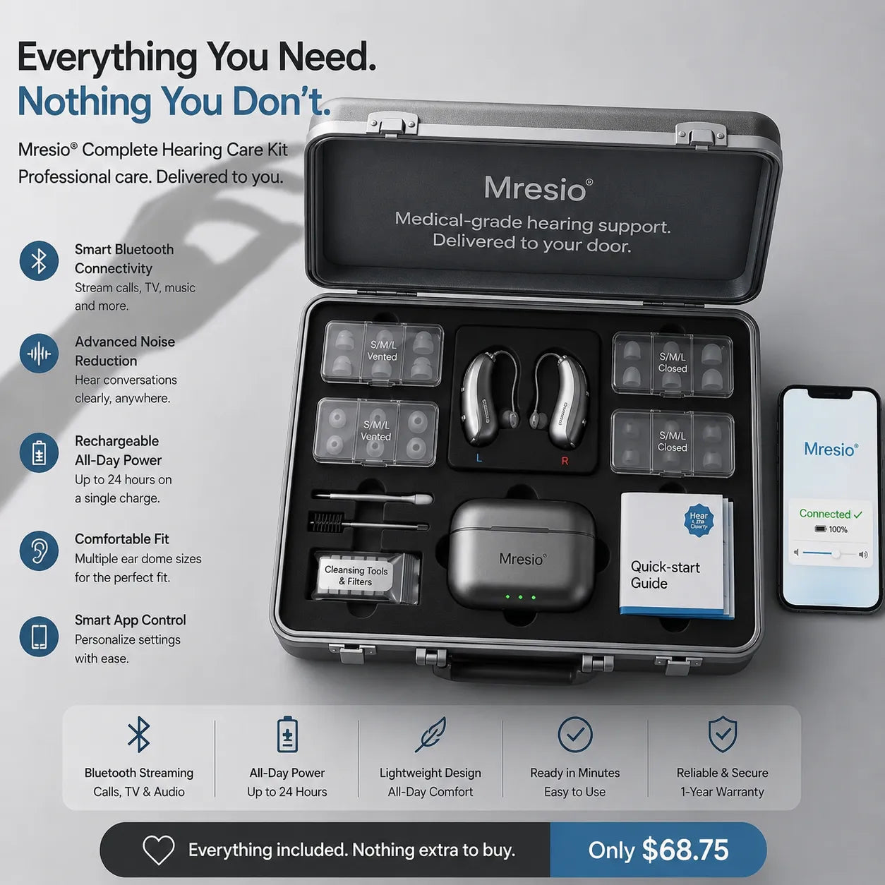 🔥Final day to save! Mresio® Smart Bluetooth Hearing Aids — Hear Clearly, Stay Connected & Enjoy Every Moment Before Price Goes Up