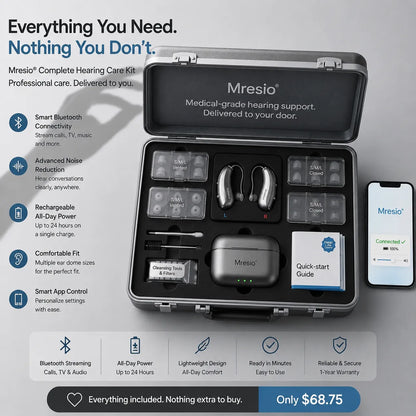 🔥Final day to save! Mresio® Smart Bluetooth Hearing Aids — Hear Clearly, Stay Connected & Enjoy Every Moment Before Price Goes Up