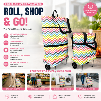 🔥Foldable 2-in-1 Shopping Bag