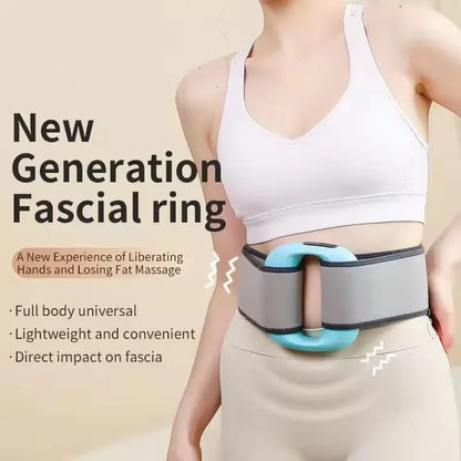 Wellness Fascial Ring Belly Slimming Belt | Vibrating Massage + Lipolysis | 10 Min/Day