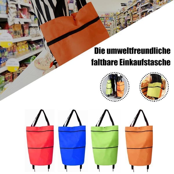 🔥Foldable 2-in-1 Shopping Bag