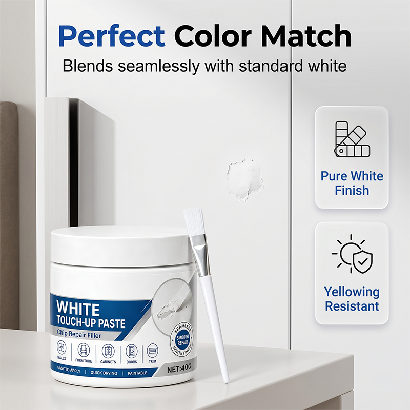 ⚡White Furniture Touch-Up Paste with Brush