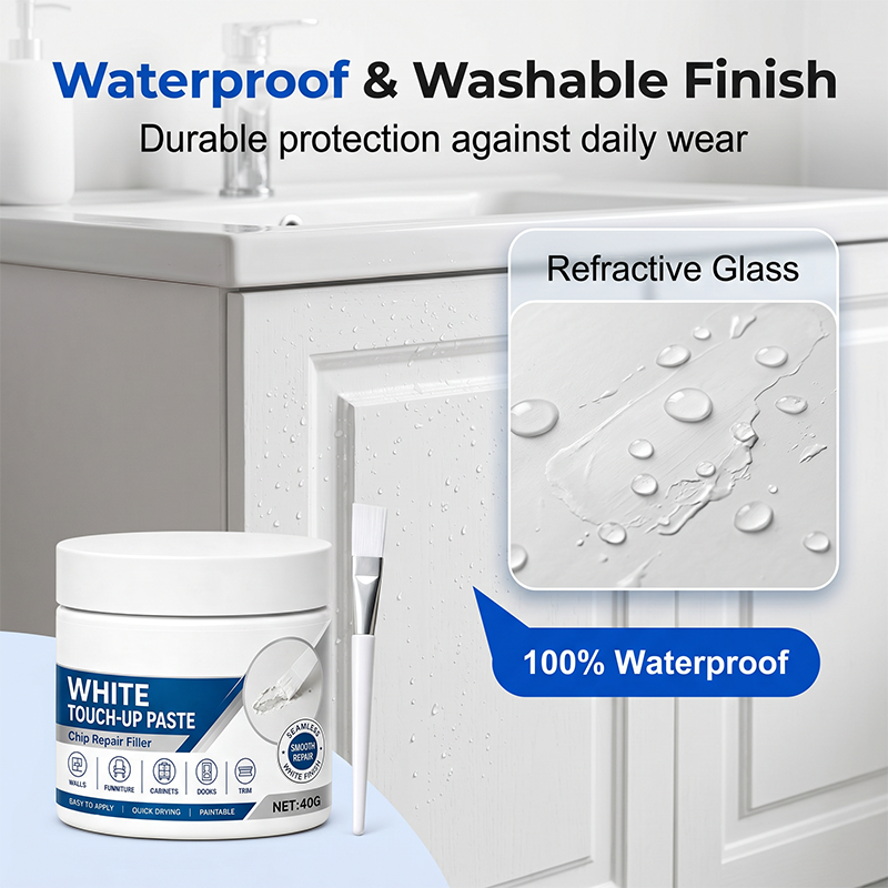 ⚡White Furniture Touch-Up Paste with Brush